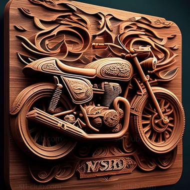 3D model Kawasaki W800 (STL)